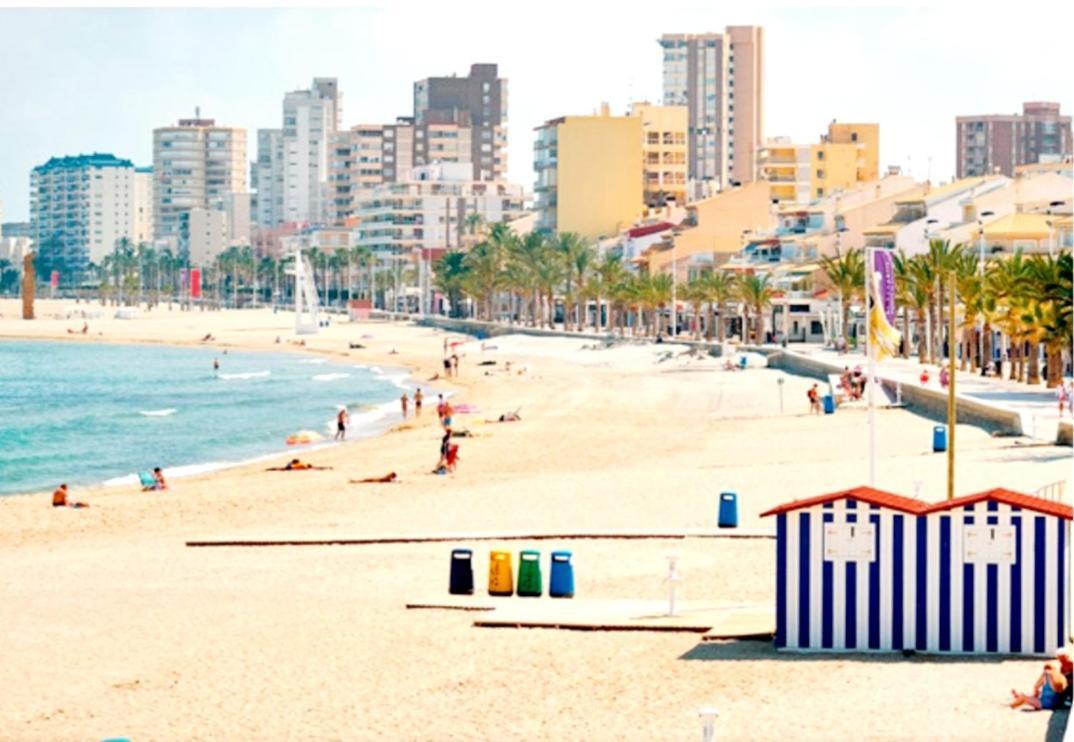 Sunny Duplex In Front Of Campello Beach El Campello Eksteriør billede